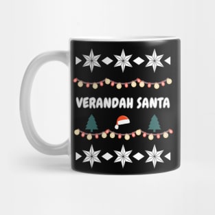 Verandah Santa Christmas Mug